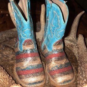 Girls roper boots